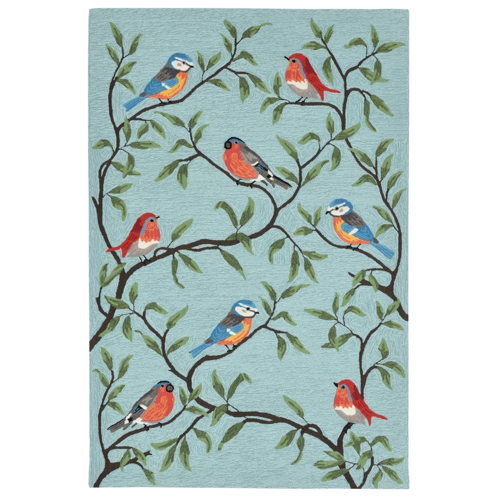 Liora Manne Ravella Birds On Branches Indoor/Outdoor Rug