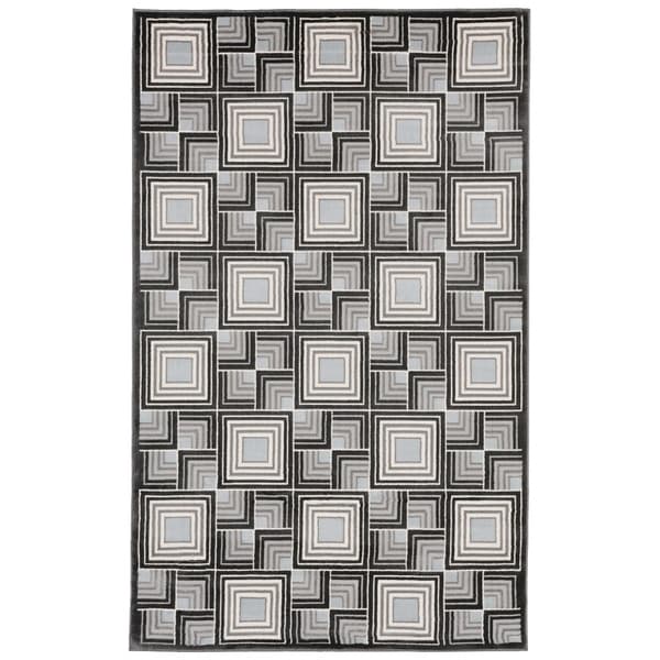 Liora Manne Square In Square Rug (3'3 x 4'11) - 3'3 x 4'11