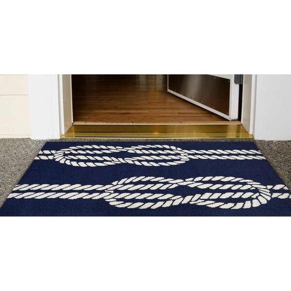 Shop Liora Manne Capri Nautical Twine Outdoor Rug 1 8 X 2 6 1