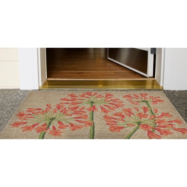 Liora Manne Ravella Agapanthus Outdoor Rug (2' x 3') - 2' x 3'