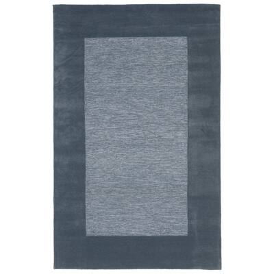 Liora Manne Solid Border Rug (2' x 3') - 2' x 3'