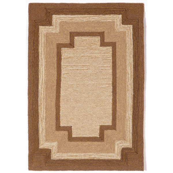 Liora Manne Ravella Multi Border Outdoor Rug (2' x 3') - 2' x 3'