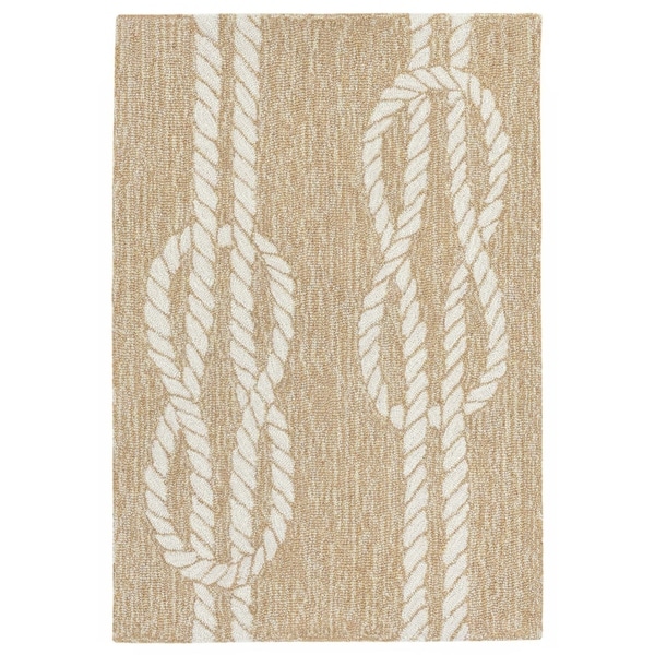 Liora Manne Capri Nautical Twine Outdoor Rug (1'8 x 2' 6) - 1'8 x 2' 6