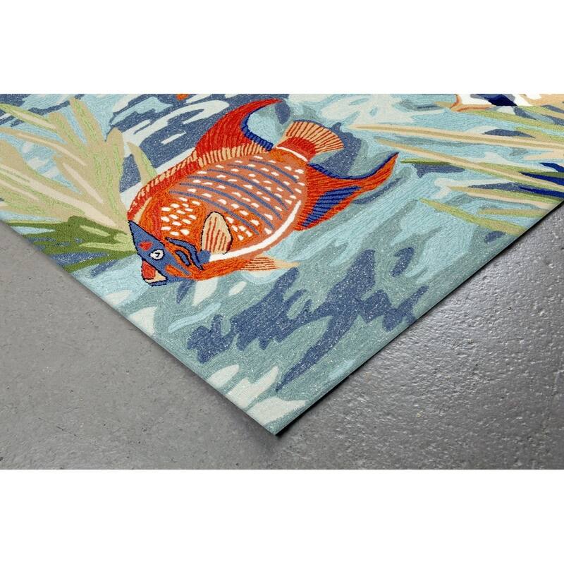 Liora Manne Ravella Tropical Fish Indoor/Outdoor Rug