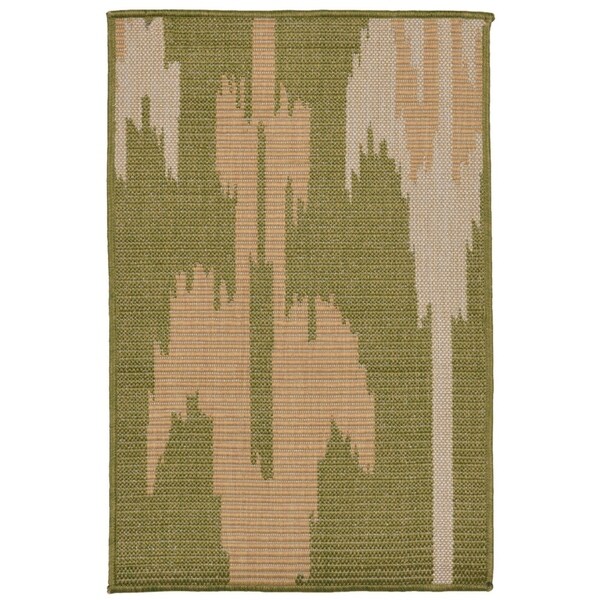Liora Manne Tribal Outdoor Rug (1'11 x 2'11) - 1'11 x 2'11