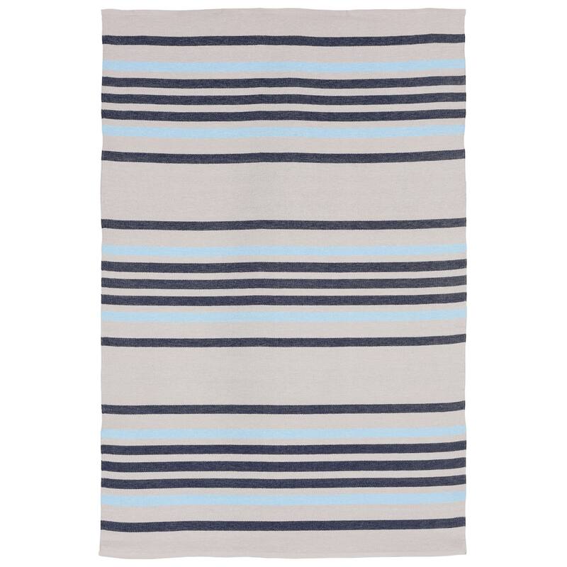 Liora Manne Multi Stripe Outdoor Rug (2' x 7'6")