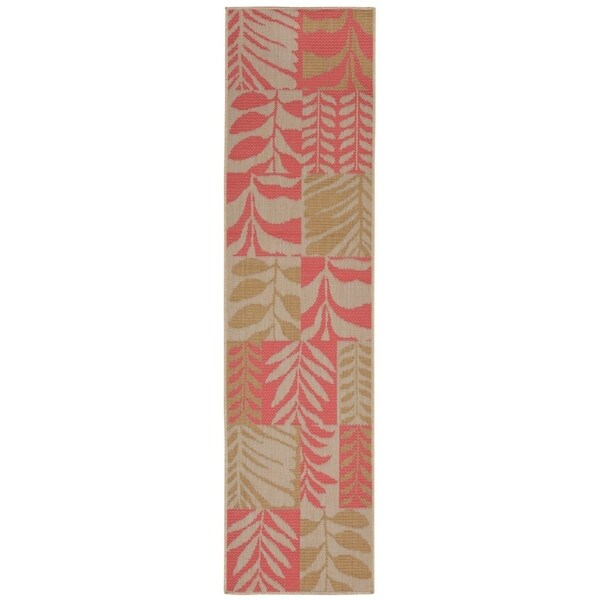 Liora Manne Folliage Outdoor Rug (1'11 x 7'6) - 1'11 x 7'6