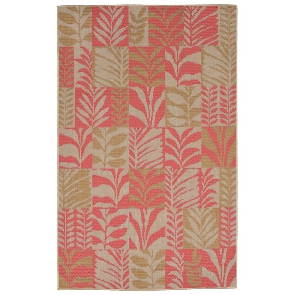 Liora Manne Folliage Outdoor Rug (4'10 x 7'6) - 4'10 x 7'6