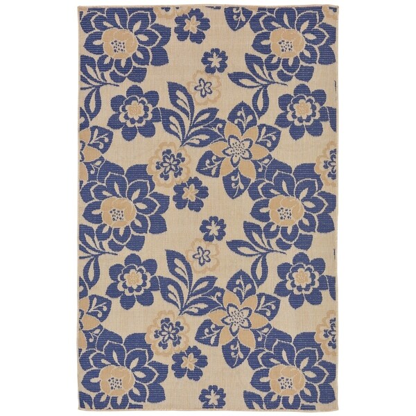 Liora Manne Flower Power Outdoor Rug (1'11 x 7'6) - 1'11 x 7'6
