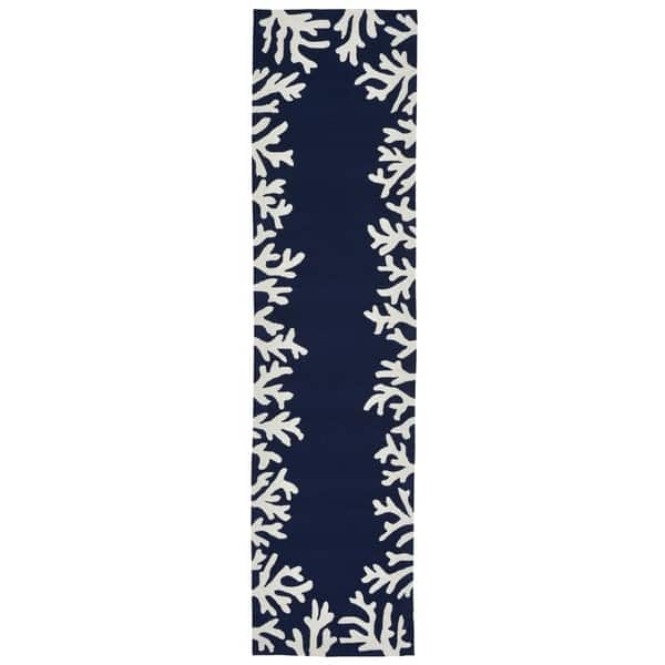 Liora Manne Capri Coral Border Indoor Outdoor Rug On Sale Overstock 21173849 Bring the outdoors in with this rug. porch den