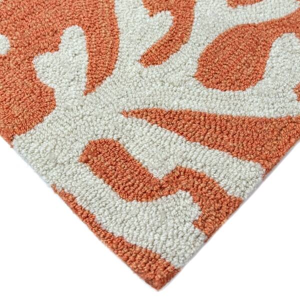 Shop Liora Manne Capri Coral Border Outdoor Rug 5 X 5 5 X 5 Overstock 21173438