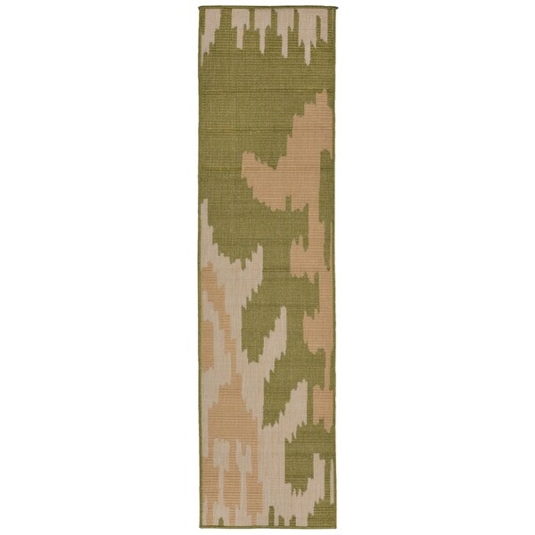Liora Manne Tribal Outdoor Rug (1'11 x 7'6) - 1'11 x 7'6