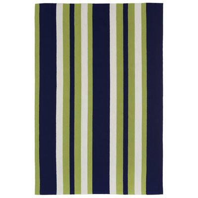 Liora Manne Multi Stripe Outdoor Rug (5' x 7'6) - 5' x 7'6 - Overstock ...