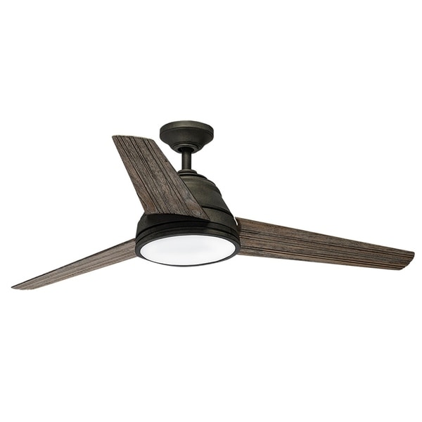 Shop Aztec Lighting 52-inch Weathered Copper Ceiling Fan w ...