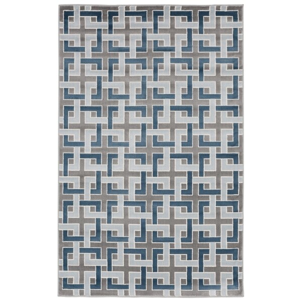 Liora Manne Square Maze Rug (4'10 x 7'6) - 4'10 x 7'6