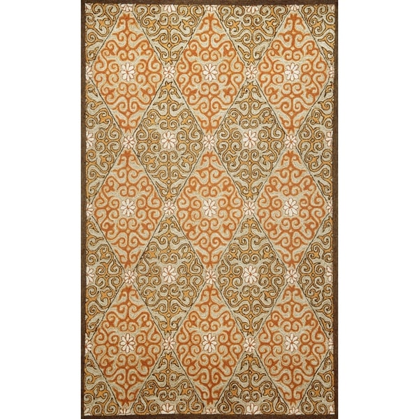 Embellished Diamonds Outdoor Rug (5' x 7'6) - 5' x 7'6