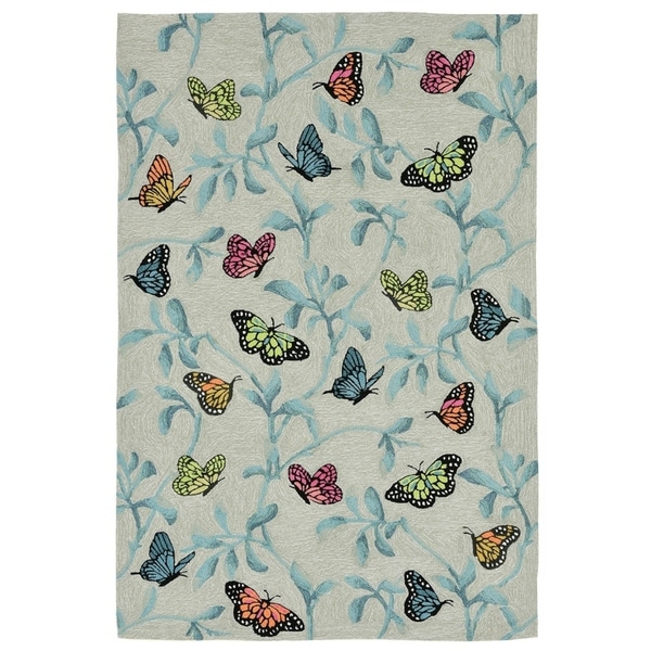 Resting Wings Outdoor Rug (5' x 7'6) - 5' x 7'6