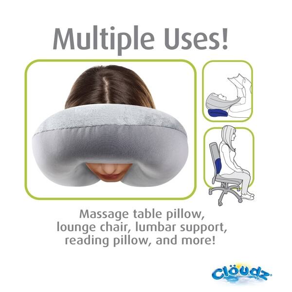 Shop Cloudz Microbead Travel Neck Pillow And Compact Blanket Set