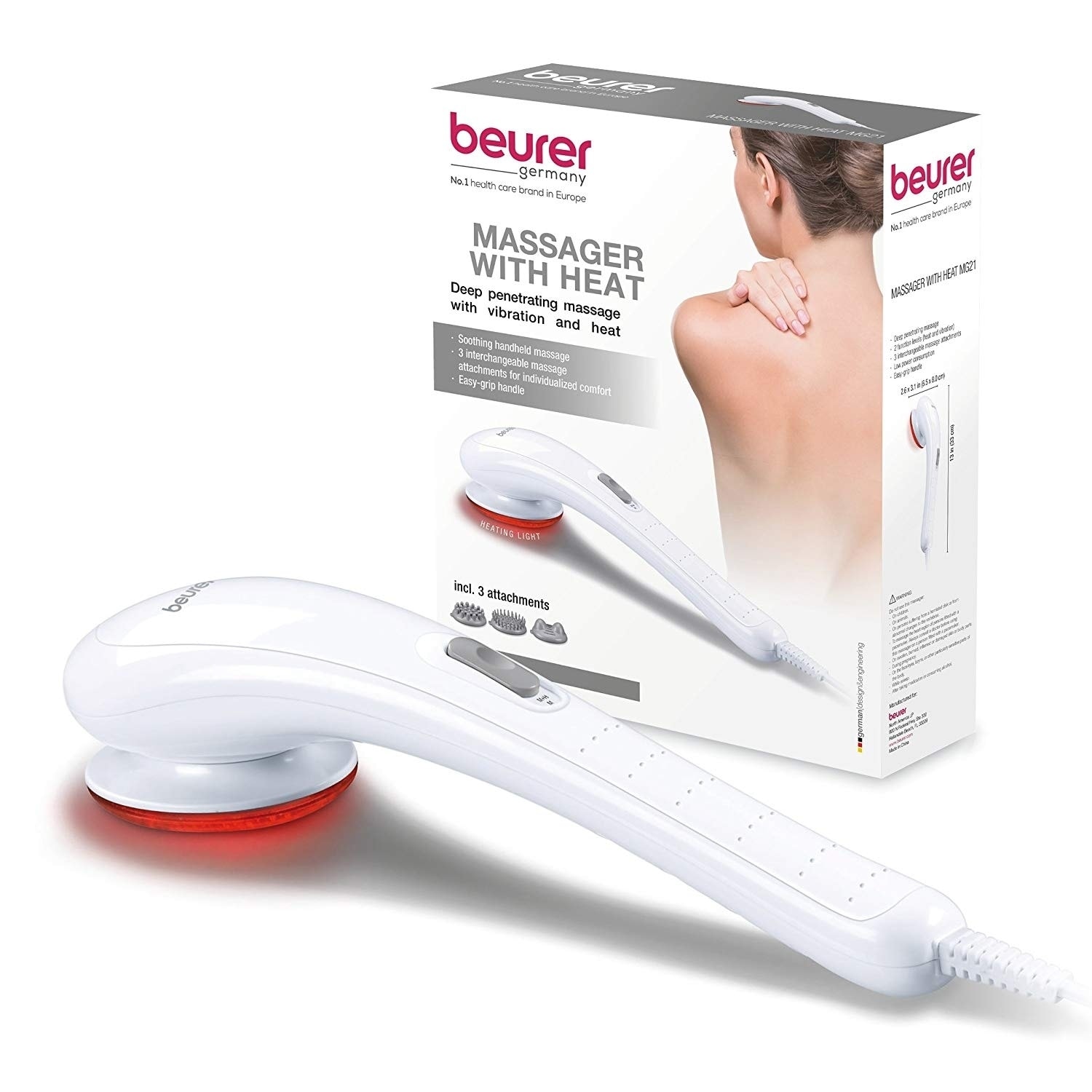  Beurer Deep Tissue Massager, Handheld Massager