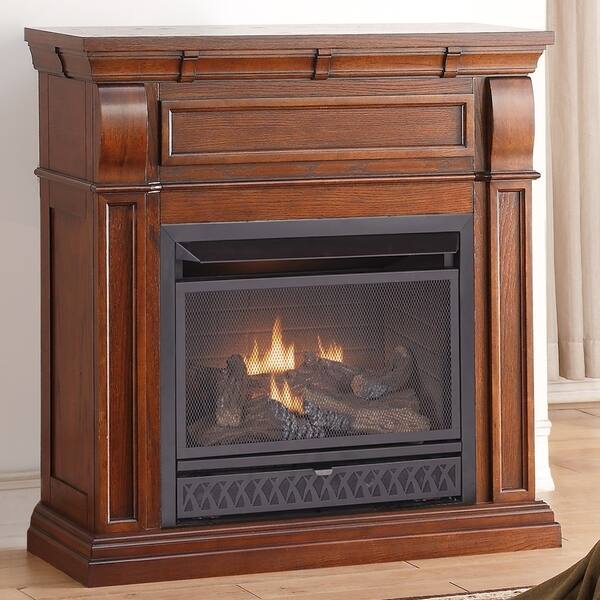 Shop Procom Dual Fuel Ventless Gas Fireplace 26 000 Btu T Stat