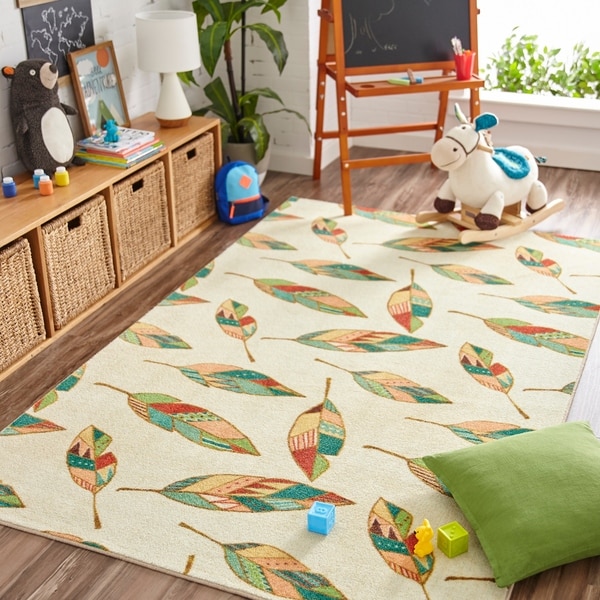 Mohawk Home Prismatic Southwest Feathers Area Rug (5'x8') - 5' x 8'