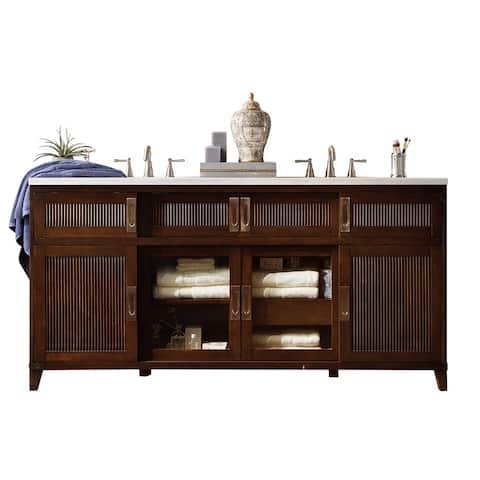James Martin Furniture Bathroom Vanities Vanity Cabinets Brisbane 72 Double Vanity Warm Espresso