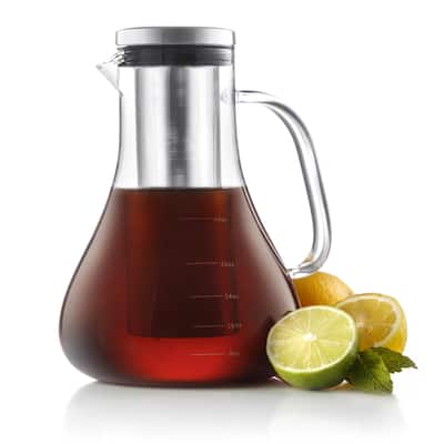 JoyJolt Infuso Cold Brew Coffee Maker, 1.5 Liter- 48 Ounce Glass Tea Maker