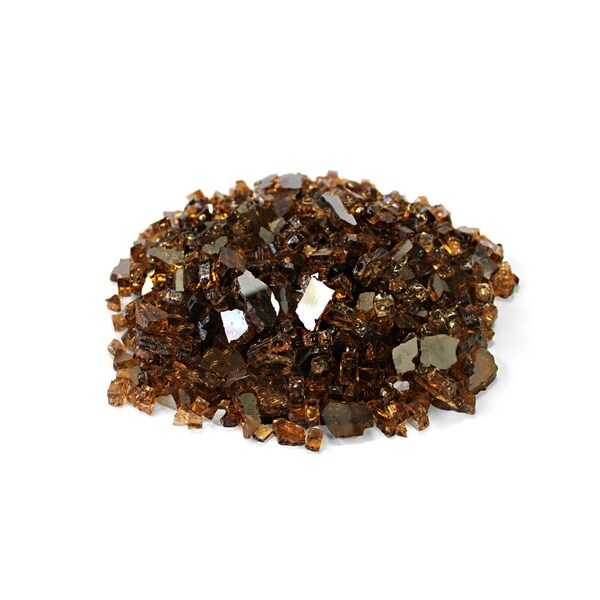 Copper 1/4" Reflective Fireglass - 10 lb bag