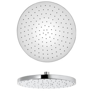 slide 2 of 2, Handmade 8" Brass Rain Shower Head