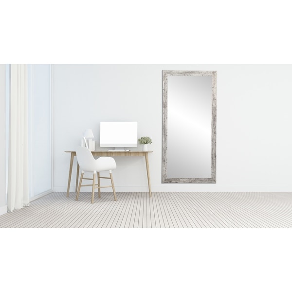 American Barnwood Floor Mirror Free Shipping Today American Barnwood Floor Mirror