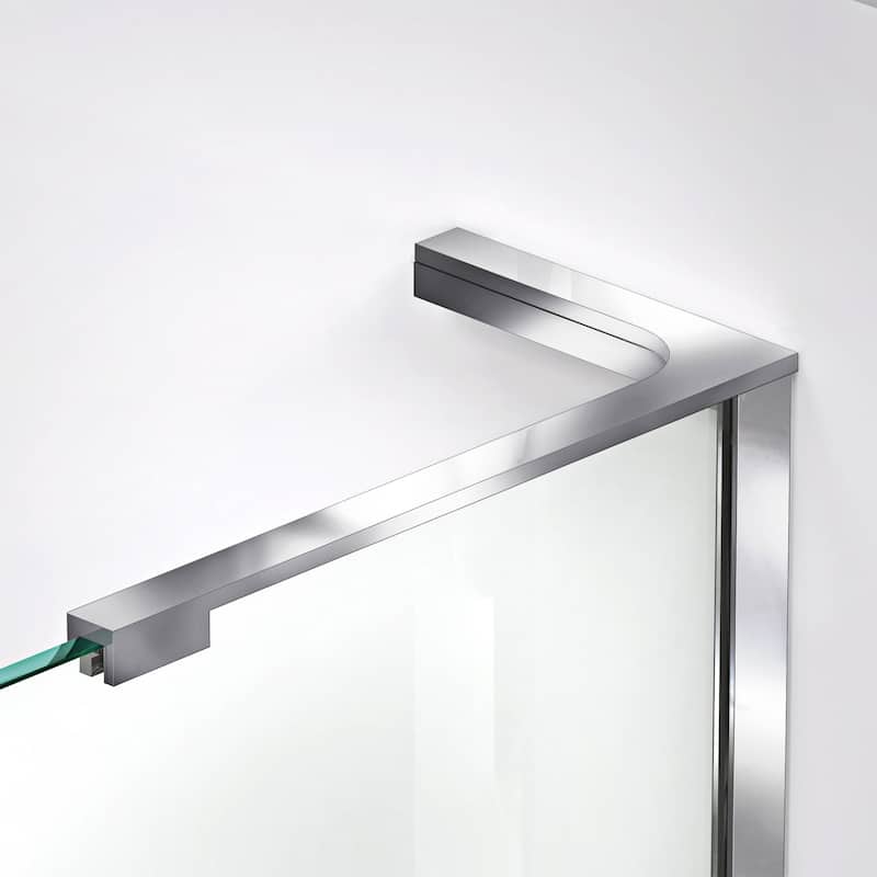 DreamLine Unidoor-X 69 1/2 in. W x 30 3/8 in. D x 72 in. H Frameless Hinged Shower Enclosure - 30.38" x 69.5" - 30.38" x 69.5"