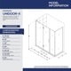 preview thumbnail 2 of 28, DreamLine Unidoor-X 70 1/2 in. W x 30 3/8 in. D x 72 in. H Frameless Hinged Shower Enclosure - 30.38" x 70.5"