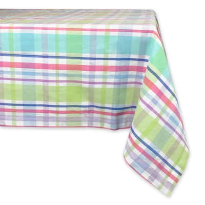 DII Spring Plaid Kitchen Tablecloth