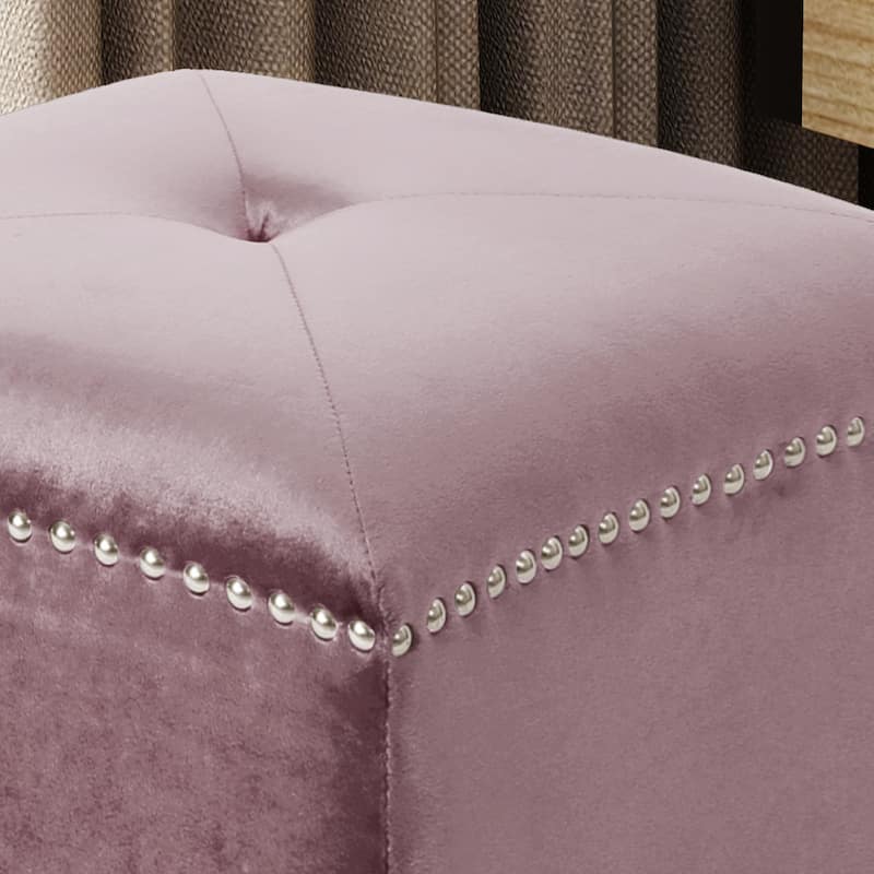 Brantly Glam Ottoman by Christopher Knight Home