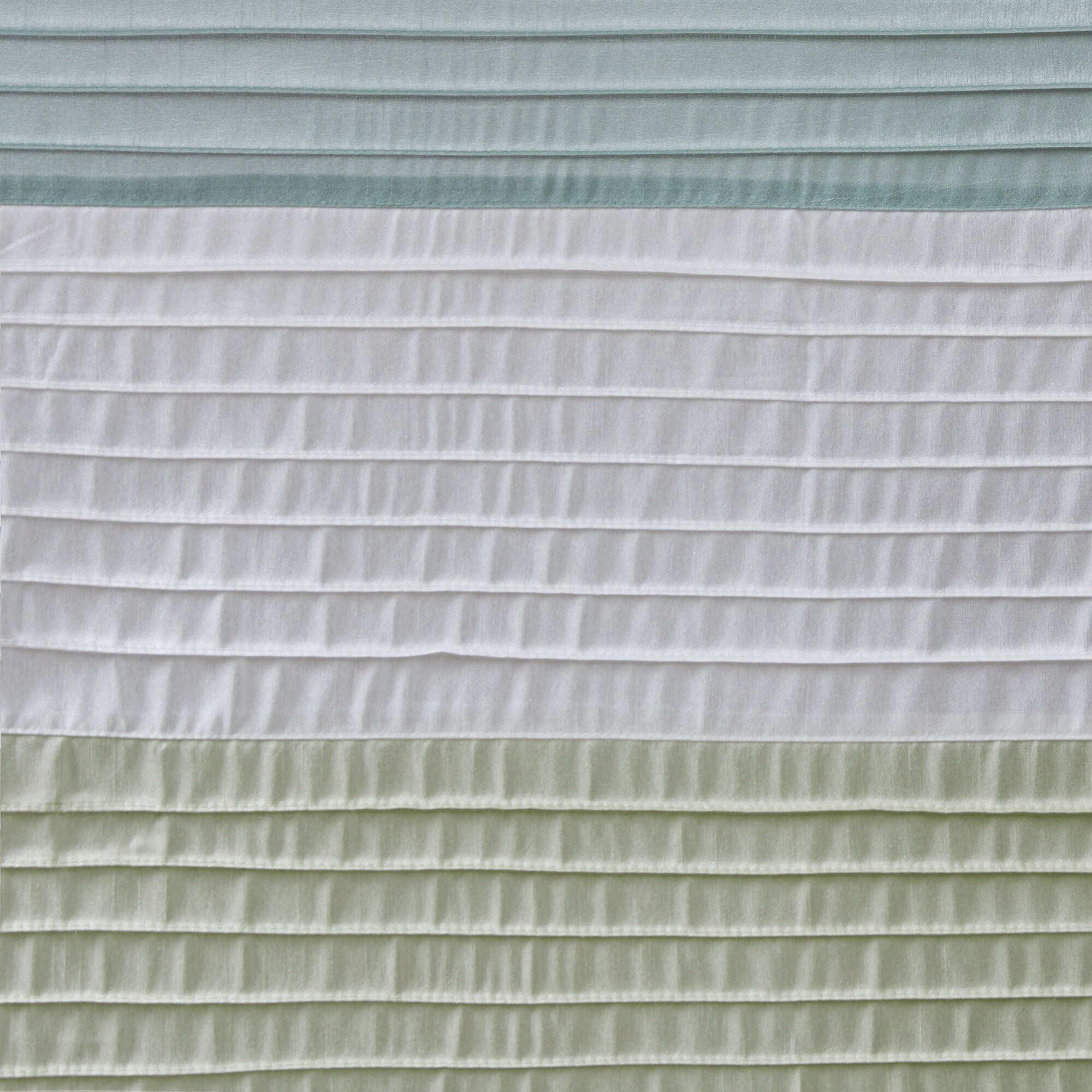 Shop Madison Park Chester Pieced Faux Silk Shower Curtain Free