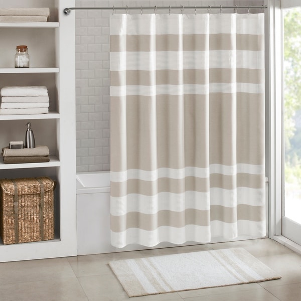 Porch & Den Niantic Shower Curtain With 3M Treatment