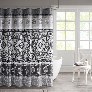 Shop Madison Park Essentials Carly Printed Shower Curtain