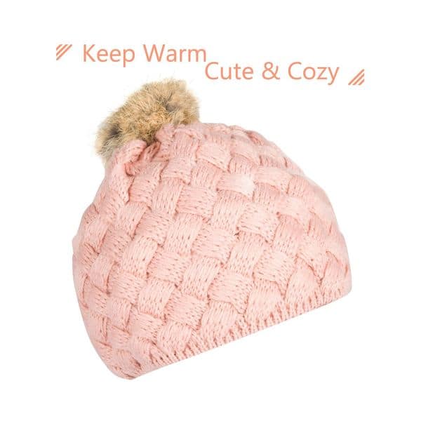 DIGOOD Autumn Winter Baby Kont Dot Hat Girls Boys Stylish Cotton Hat
