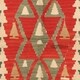 preview thumbnail 2 of 1, Handmade One-of-a-Kind Anatolia Wool Kilim (Turkey) - 2'6 x 3'8