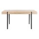 Safavieh Alyssa Brown Rustic Mid-Century Dining Table - Multi - 59.1" x 35.4" x 29.5" - Thumbnail 1