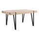 Safavieh Alyssa Brown Rustic Mid-Century Dining Table - Multi - 59.1" x 35.4" x 29.5" - Thumbnail 3