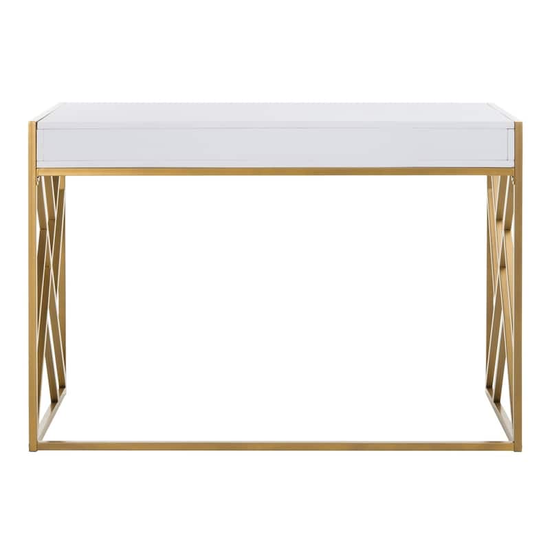 SAFAVIEH Elaine Modern Dual-tone 1-drawer Desk