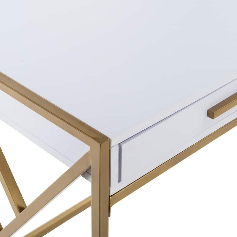 SAFAVIEH Elaine Modern Dual-tone 1-drawer Desk