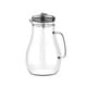 preview thumbnail 5 of 3, Glass Pitcher-64oz. Carafe with Stainless Steel Filter Lid- Heat Resistant to 300F-For Water, Coffee and more by Classic Cuisine