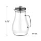 preview thumbnail 2 of 3, Glass Pitcher-64oz. Carafe with Stainless Steel Filter Lid- Heat Resistant to 300F-For Water, Coffee and more by Classic Cuisine