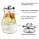 preview thumbnail 3 of 3, Glass Pitcher-64oz. Carafe with Stainless Steel Filter Lid- Heat Resistant to 300F-For Water, Coffee and more by Classic Cuisine