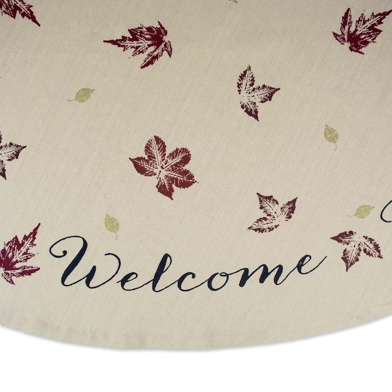 DII Rustic Leaves Kitchen Tablecloth