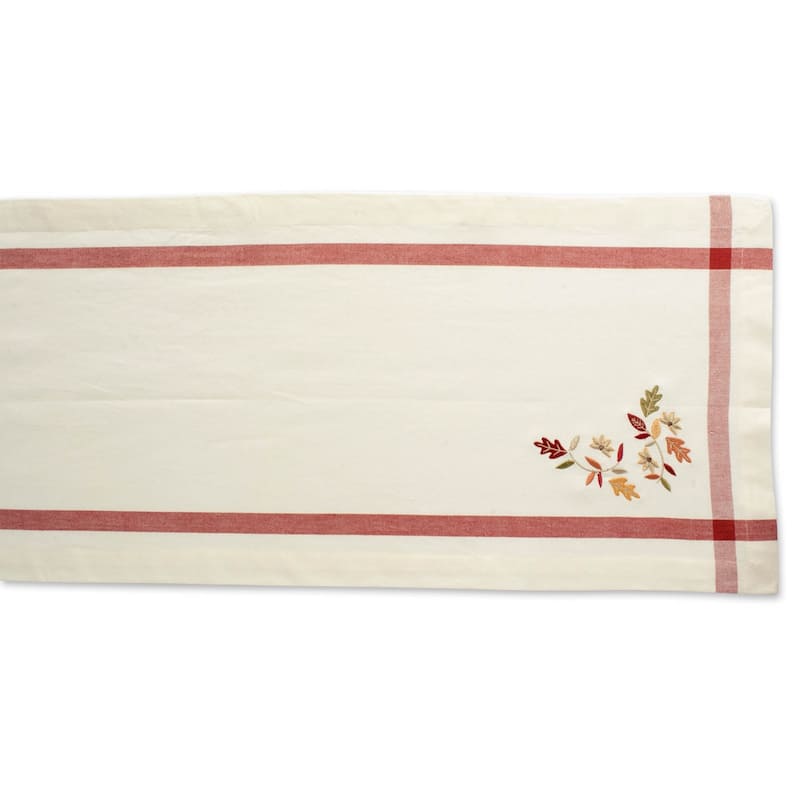 DII Rustic Leaves Kitchen Tablecloth