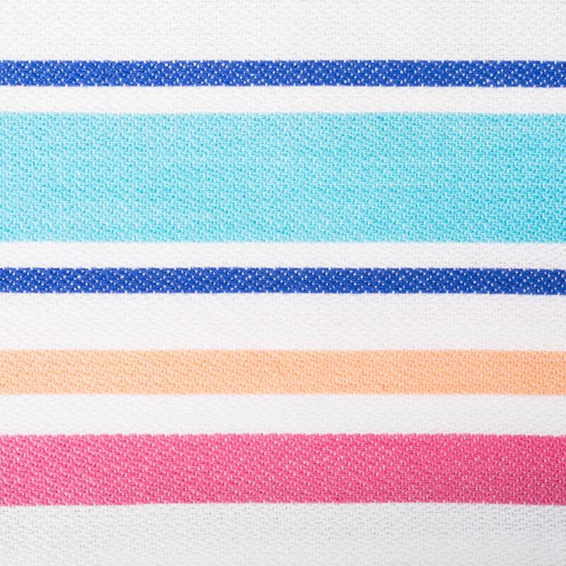 Design Imports Warm Stripe Kitchen Tablecloth (84 Inch Wide x 60 Inch Long)
