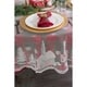 preview thumbnail 26 of 73, Design Imports White Snow Village Lace Kitchen Tablecloth